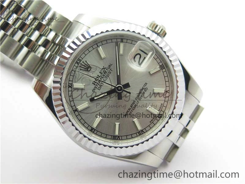 Datejust 31mm 178274 SS GSF Best Edition Silver Stick Markers Dial on SS Jubilee Bracelet SEIKO NH05A