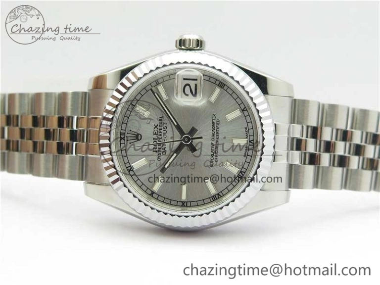 Datejust 31mm 178274 SS GSF Best Edition Silver Stick Markers Dial on SS Jubilee Bracelet SEIKO NH05A