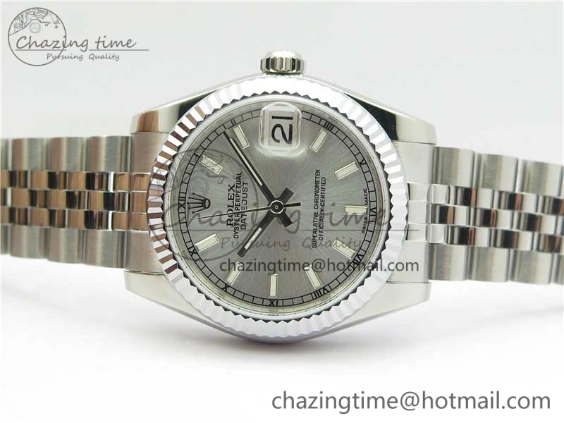 Datejust 31mm 178274 SS GSF Best Edition Silver Stick Markers Dial on SS Jubilee Bracelet SEIKO NH05A