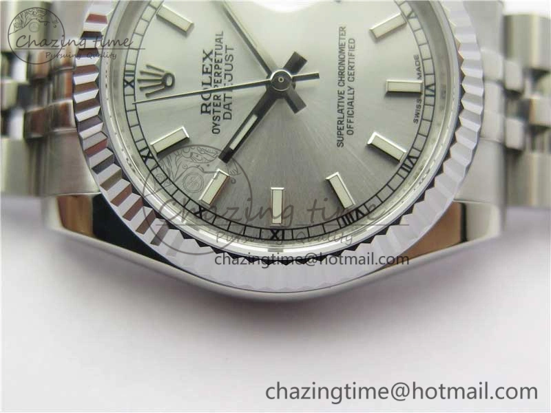 Datejust 31mm 178274 SS GSF Best Edition Silver Stick Markers Dial on SS Jubilee Bracelet SEIKO NH05A