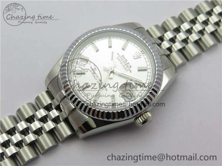 Datejust 31mm 178274 SS GSF Best Edition Silver Stick Markers Dial on SS Jubilee Bracelet SEIKO NH05A