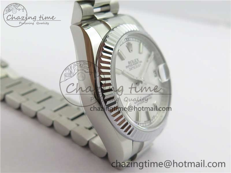 Datejust 31mm 178274 SS GSF Best Edition Silver Stick Markers Dial on SS President Bracelet SEIKO NH05A