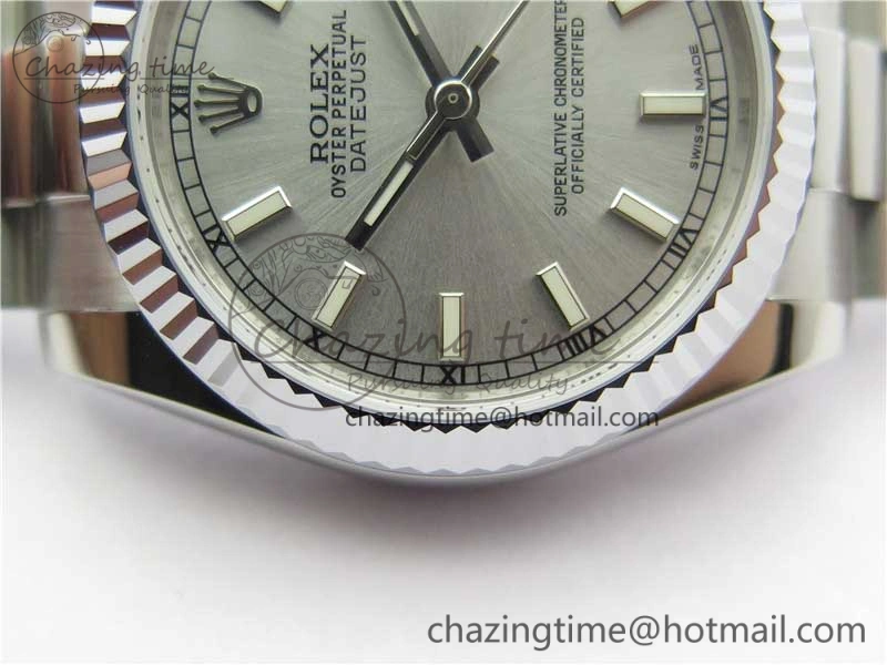 Datejust 31mm 178274 SS GSF Best Edition Silver Stick Markers Dial on SS President Bracelet SEIKO NH05A