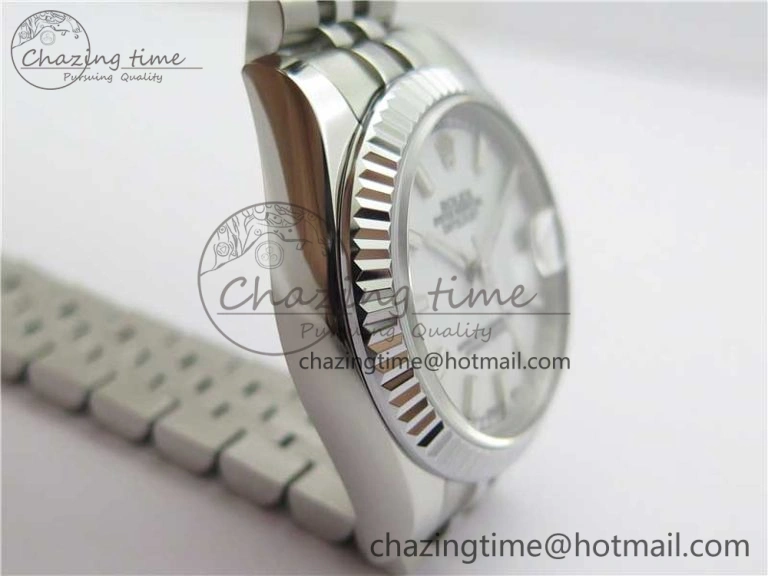 Datejust 31mm 178274 SS GSF Best Edition White Stick Markers Dial on SS Jubilee Bracelet SEIKO NH05A