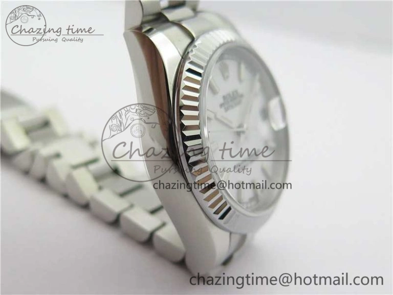 Datejust 31mm 178274 SS GSF Best Edition White Stick Markers Dial on SS President Bracelet SEIKO NH05A
