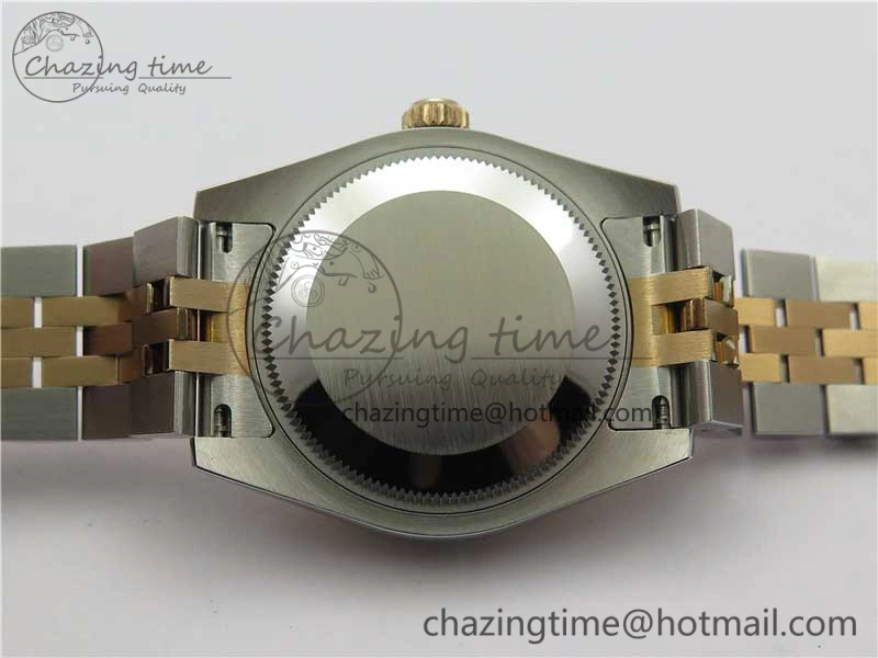 Datejust 31mm 178274 SS RG GSF Best Edition Brown Crystal Markers Dial on SS RG Jubilee Bracelet SEIKO NH05A