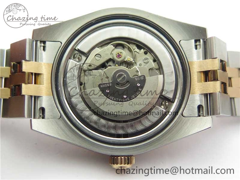 Datejust 31mm 178274 SS RG GSF Best Edition Brown Crystal Markers Dial on SS RG Jubilee Bracelet SEIKO NH05A