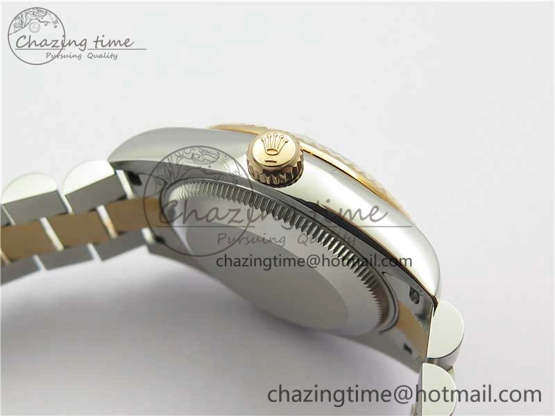 Datejust 31mm 178274 SS RG GSF Best Edition Pink Crystal Markers Dial on SS RG President Bracelet SEIKO NH05A