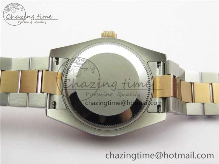 Datejust 31mm 178274 SS RG GSF Best Edition Pink Crystal Markers Dial on SS RG President Bracelet SEIKO NH05A