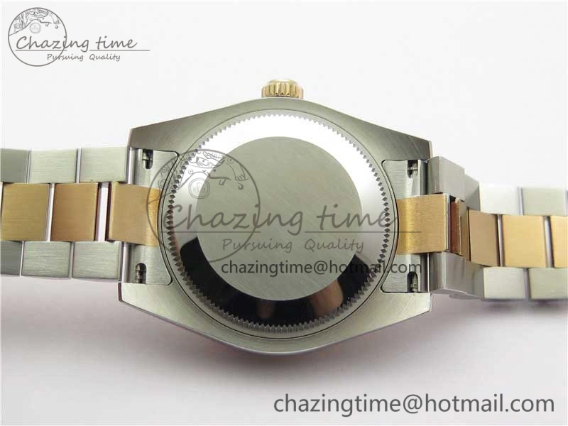 Datejust 31mm 178274 SS RG GSF Best Edition Pink Crystal Markers Dial on SS RG President Bracelet SEIKO NH05A