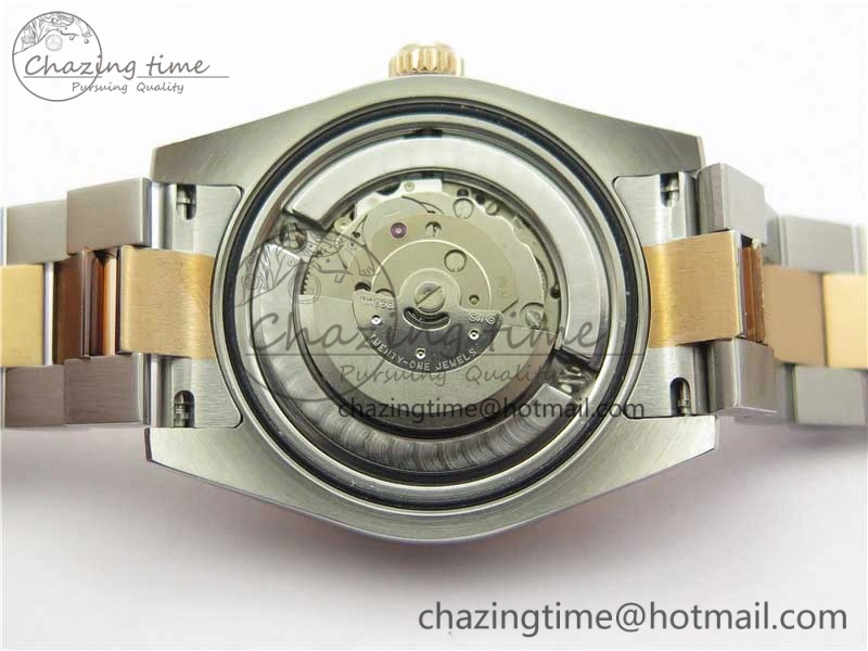 Datejust 31mm 178274 SS RG GSF Best Edition Pink Crystal Markers Dial on SS RG President Bracelet SEIKO NH05A