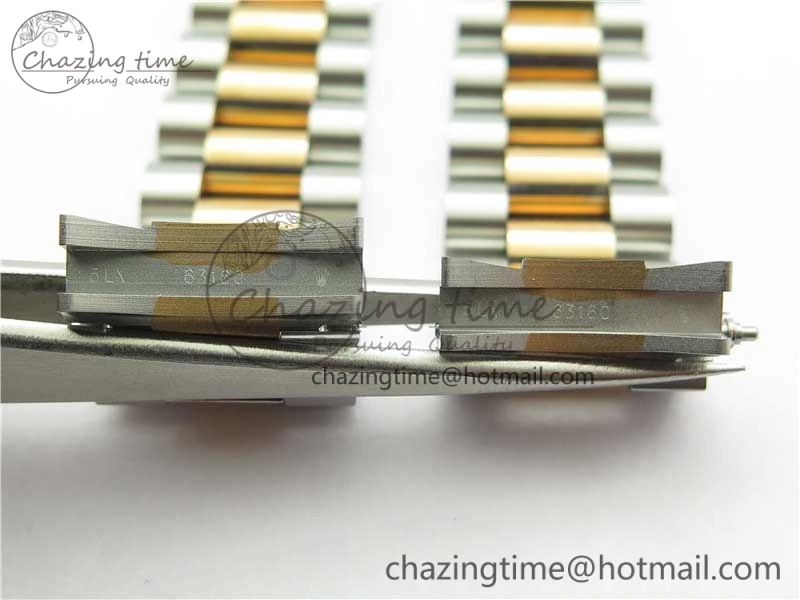 Datejust 31mm 178274 SS RG GSF Best Edition Pink Crystal Markers Dial on SS RG President Bracelet SEIKO NH05A