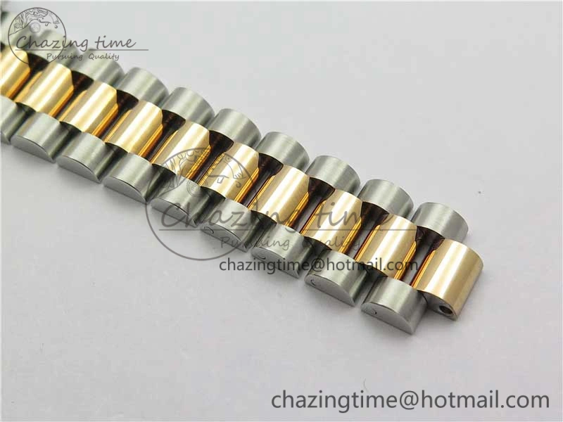 Datejust 31mm 178274 SS RG GSF Best Edition Pink Crystal Markers Dial on SS RG President Bracelet SEIKO NH05A