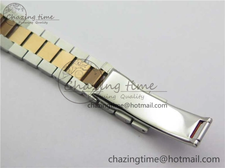 Datejust 31mm 178274 SS RG GSF Best Edition Pink Crystal Markers Dial on SS RG President Bracelet SEIKO NH05A
