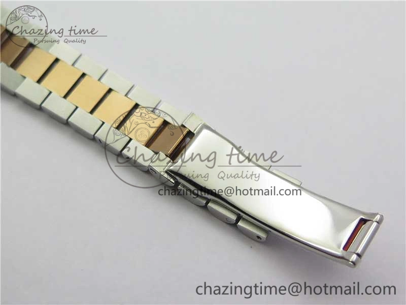 Datejust 31mm 178274 SS RG GSF Best Edition Pink Crystal Markers Dial on SS RG President Bracelet SEIKO NH05A
