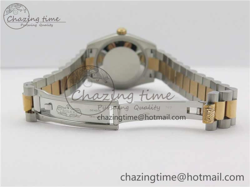 Datejust 31mm 178274 SS RG GSF Best Edition Pink Crystal Markers Dial on SS RG President Bracelet SEIKO NH05A