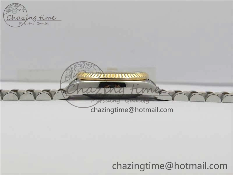 Datejust 31mm 178274 SS RG GSF Best Edition Pink Crystal Markers Dial on SS RG President Bracelet SEIKO NH05A