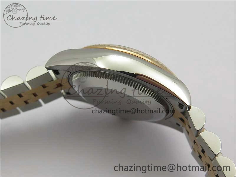 Datejust 31mm 178274 SS RG GSF Best Edition Pink MOP Crystal Markers Dial on SS RG Jubilee Bracelet SEIKO NH05A
