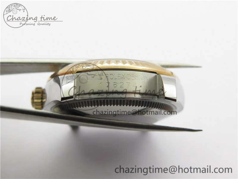 Datejust 31mm 178274 SS RG GSF Best Edition Pink MOP Crystal Markers Dial on SS RG Jubilee Bracelet SEIKO NH05A