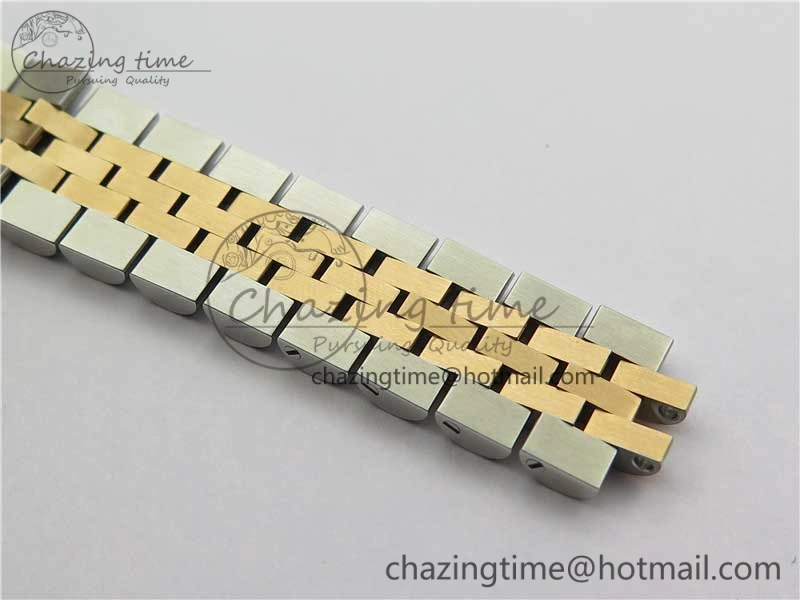 Datejust 31mm 178274 SS RG GSF Best Edition Pink MOP Crystal Markers Dial on SS RG Jubilee Bracelet SEIKO NH05A