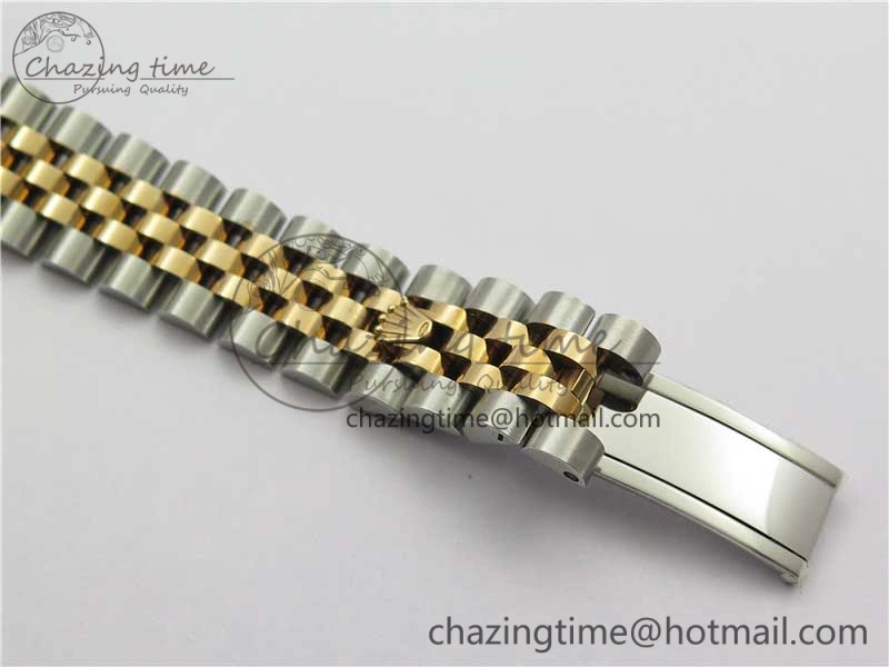 Datejust 31mm 178274 SS RG GSF Best Edition Pink MOP Crystal Markers Dial on SS RG Jubilee Bracelet SEIKO NH05A