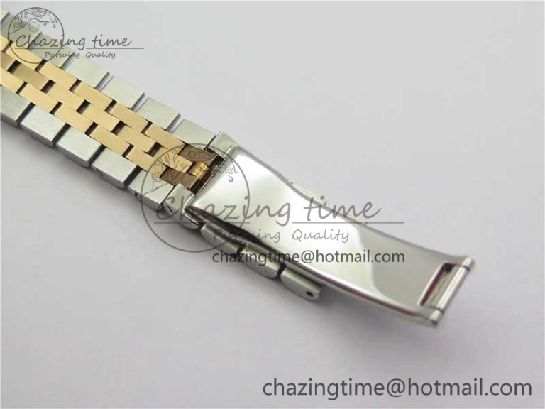 Datejust 31mm 178274 SS RG GSF Best Edition Pink MOP Crystal Markers Dial on SS RG Jubilee Bracelet SEIKO NH05A