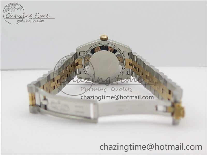 Datejust 31mm 178274 SS RG GSF Best Edition Pink MOP Crystal Markers Dial on SS RG Jubilee Bracelet SEIKO NH05A