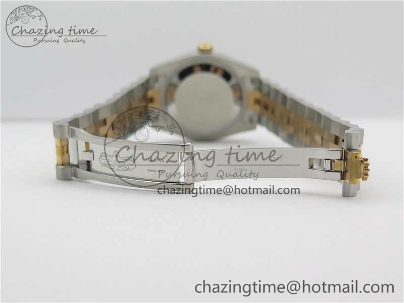 Datejust 31mm 178274 SS RG GSF Best Edition Pink MOP Crystal Markers Dial on SS RG Jubilee Bracelet SEIKO NH05A