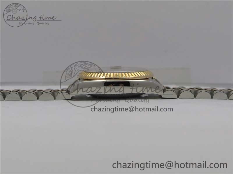 Datejust 31mm 178274 SS RG GSF Best Edition Pink MOP Crystal Markers Dial on SS RG Jubilee Bracelet SEIKO NH05A