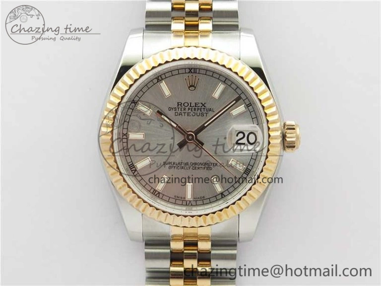 Datejust 31mm 178274 SS RG GSF Best Edition Silver Dial on SS RG Jubilee Bracelet SEIKO NH05A