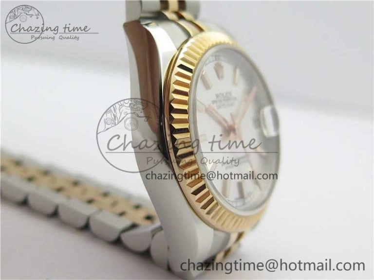 Datejust 31mm 178274 SS RG GSF Best Edition Silver Dial on SS RG Jubilee Bracelet SEIKO NH05A
