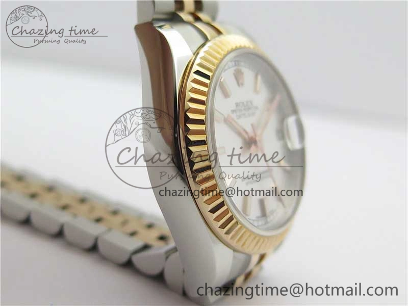 Datejust 31mm 178274 SS RG GSF Best Edition Silver Dial on SS RG Jubilee Bracelet SEIKO NH05A