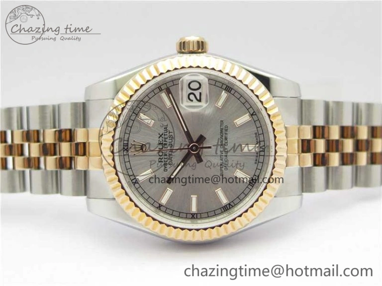 Datejust 31mm 178274 SS RG GSF Best Edition Silver Dial on SS RG Jubilee Bracelet SEIKO NH05A