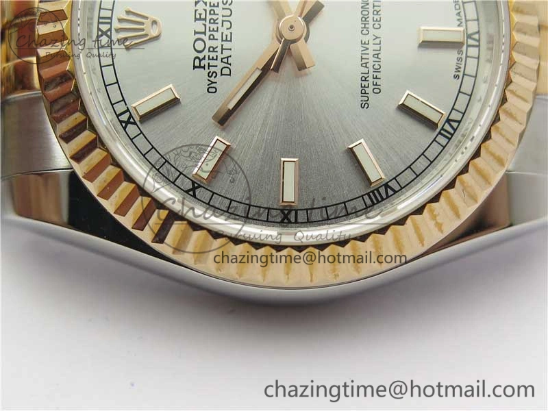 Datejust 31mm 178274 SS RG GSF Best Edition Silver Dial on SS RG Jubilee Bracelet SEIKO NH05A