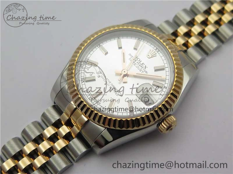 Datejust 31mm 178274 SS RG GSF Best Edition Silver Dial on SS RG Jubilee Bracelet SEIKO NH05A