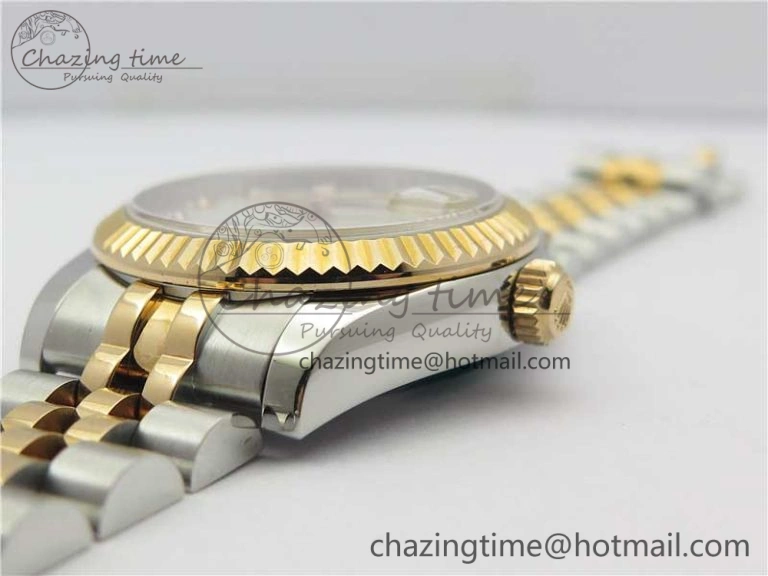 Datejust 31mm 178274 SS RG GSF Best Edition White MOP Crystal Markers Dial on SS RG Jubilee Bracelet SEIKO NH05A