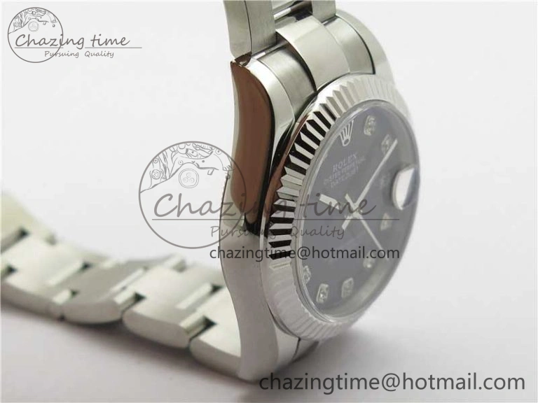 Datejust 31mm 278271 SS BP Maker Best Edition Black Crystal Dial on Oyster Bracelet