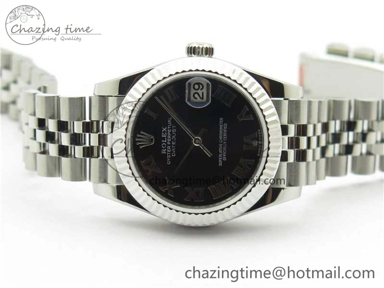 Datejust 31mm 278271 SS BP Maker Best Edition Black Roman Dial on Jubilee Bracelet