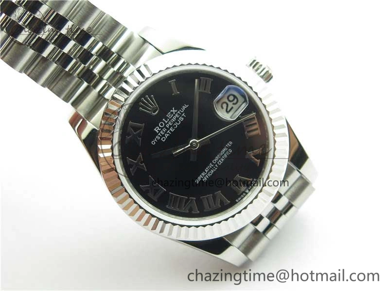 Datejust 31mm 278271 SS BP Maker Best Edition Black Roman Dial on Jubilee Bracelet