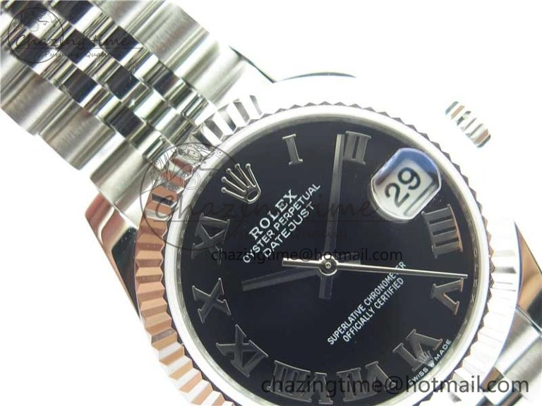 Datejust 31mm 278271 SS BP Maker Best Edition Black Roman Dial on Jubilee Bracelet