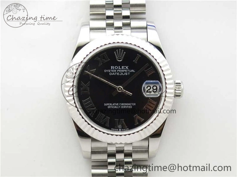 Datejust 31mm 278271 SS BP Maker Best Edition Black Roman Dial on Jubilee Bracelet
