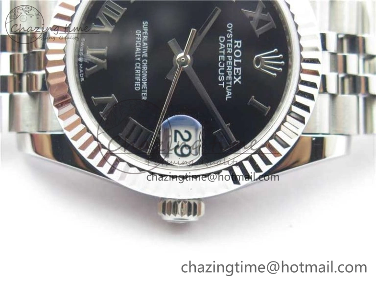 Datejust 31mm 278271 SS BP Maker Best Edition Black Roman Dial on Jubilee Bracelet