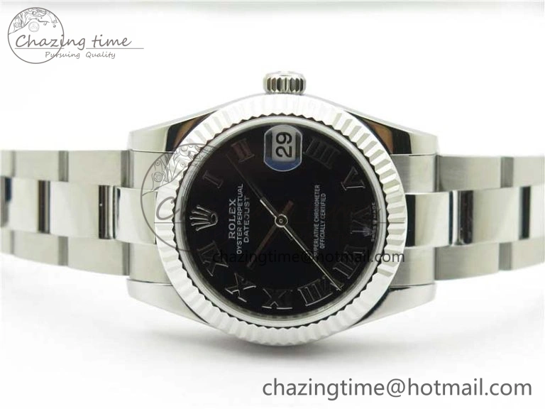 Datejust 31mm 278271 SS BP Maker Best Edition Black Roman Dial on Oyster Bracelet