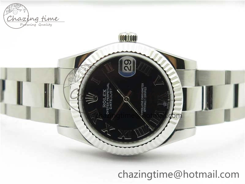 Datejust 31mm 278271 SS BP Maker Best Edition Black Roman Dial on Oyster Bracelet
