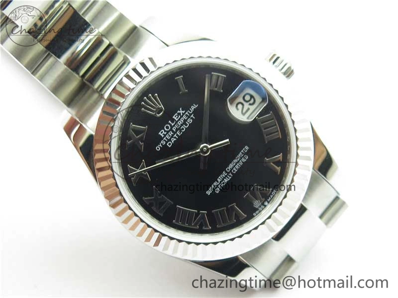 Datejust 31mm 278271 SS BP Maker Best Edition Black Roman Dial on Oyster Bracelet