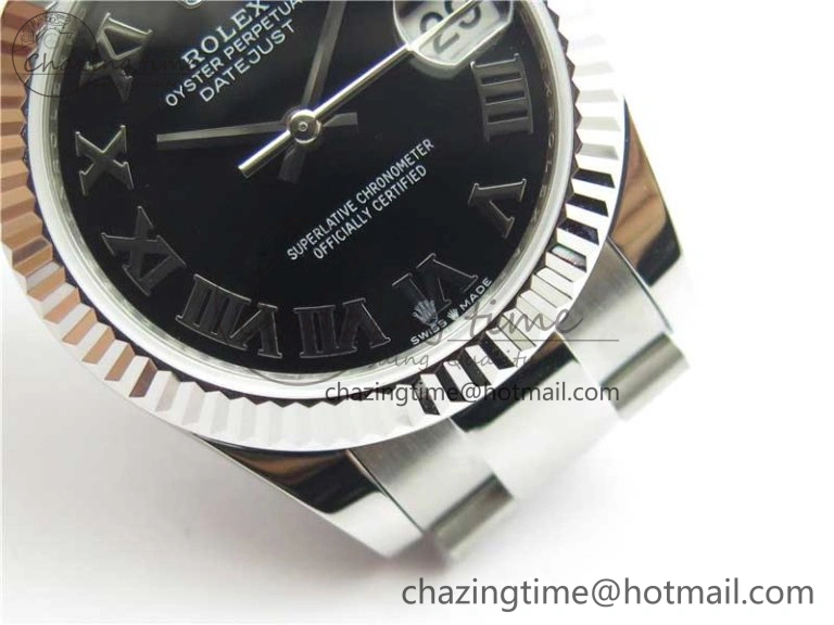 Datejust 31mm 278271 SS BP Maker Best Edition Black Roman Dial on Oyster Bracelet