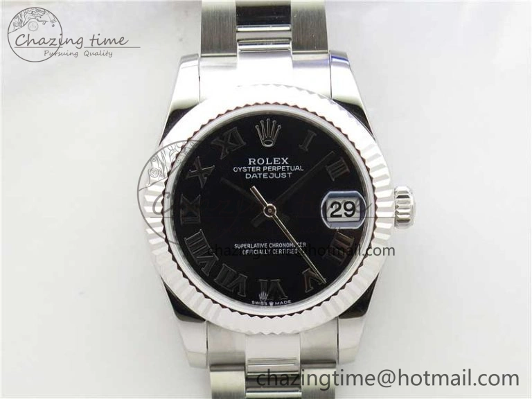 Datejust 31mm 278271 SS BP Maker Best Edition Black Roman Dial on Oyster Bracelet