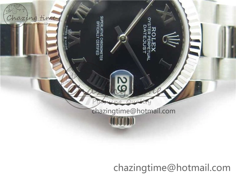 Datejust 31mm 278271 SS BP Maker Best Edition Black Roman Dial on Oyster Bracelet