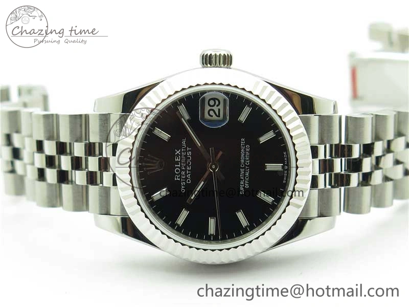 Datejust 31mm 278271 SS BP Maker Best Edition Black Sticks Marker Dial on Jubilee Bracelet