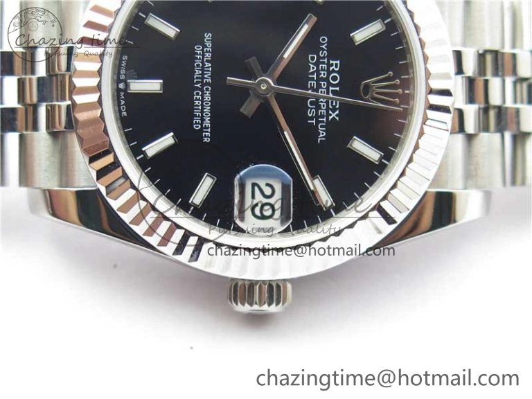 Datejust 31mm 278271 SS BP Maker Best Edition Black Sticks Marker Dial on Jubilee Bracelet